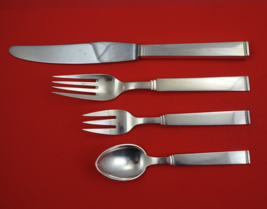 Funkis III by W and S Sorensen Danish Sterling Silver Dinner Place Setti... - $335.61