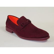 Men's TAYNO Shoes Soft Micro Suede Slip-on Loafer THE CAPRIO S Wine image 3