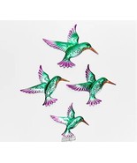 Ultimate Innovations Set of 4 Garden Bugs with Hooks Hummingbirds - £15.88 GBP