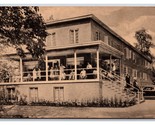 Camp Chesterfield Western Hotel Chesterfield Indiana Unp Fototipia Carto... - $18.38