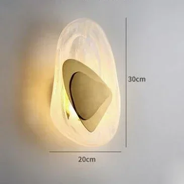 Luxury Modern Crystal Black/Gold Wall Lamp Designer Creative golden Cold... - $752.46 CAD