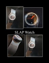Black Slap watch with rhinestones - £14.35 GBP