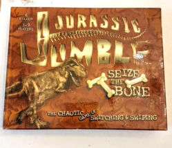 COMPLETE Jurassic Jumble Seize the Bone FAMILY CARD Dinosaur Switching GAME - $19.73