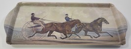 JJ) Empire City Casino Yonkers Raceway Horse Trotters Race Serving Tray - $274.65 MXN