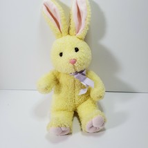 Vintage Easter Unlimited Pets Yellow Bunny 12&quot; Plush Stuffed Animal Rabbit - £8.35 GBP