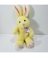 Vintage Easter Unlimited Pets Yellow Bunny 12&quot; Plush Stuffed Animal Rabbit - £8.23 GBP