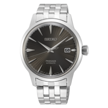 Seiko Presage Cocktail Black Sunray Dial Automatic SS Watch - SRPE17J1 - £249.41 GBP