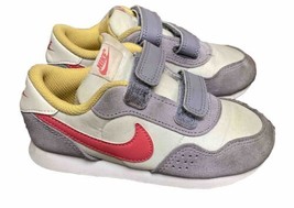 Nike MD Valiant TDV Purple Grey Pink Toddler Infant Strap Shoe CN8560-502 Sz 10c - £11.47 GBP