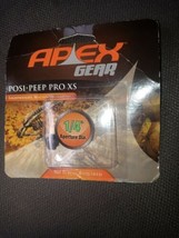 Apex Posi Peep Pro Xsblack 1-4&quot; - $28.59