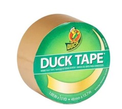 Duck Brand Duct Tape, Solid Gold Color, 1.88 Inches x 15 Yds - £7.11 GBP