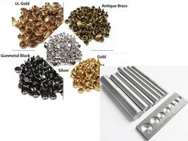15 Sets Leather Rivet Double Cap Plus Setter Tool Anvil Die Set Punch To... - $11.75+