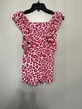 Harper Canyon Girls Pink Animal Print Sleeveless Romper 8 NWOT - £10.94 GBP