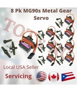 8x MG90s TREX 450 9g Micro Servo Motor  RC Heli Car rc Airplane rc boat ... - $27.07 CAD