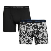 Pair of Thieves Men’s SuperFit Boxer Briefs, 2-Pack Small 28-30, 5 inch ... - £15.12 GBP