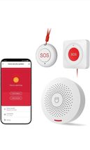 Wireless Caregiver Pager Life Alert System Pager Call Button &amp; Watch Wi-... - $17.54