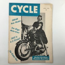 VTG Cycle Magazine April 1956 Harley-Davidson Hummer Road Test No Label - £14.88 GBP