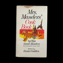 Mrs Manders&#39; Cookbook VTG Recipes Olga Sarah Manders English Master Chef - £14.24 GBP