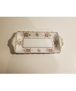 Royal Albert - Petit Point - Sandwich Plate 10 3/4 x  5 inch England Bon... - £17.78 GBP