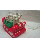 1996 Walt Disney 101 DALMATIANS SLED 4&quot; CHRISTMAS TREE ORNAMENT  McDonald&#39;s - $14.85