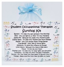 Student Occupational Therapist Survival Kit - Fun, Novelty Gift &amp; Card - £6.46 GBP