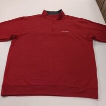 Columbia AM6771 Men’s Red 1/2 Zip Hart Mountain ll Pullover Sweatshirt Size 2XL image 11