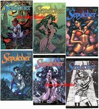 Don Paresi&#39;s Zombie Gore Horror Sepulcher All 6 Issues. 1 Signed By 3 Creators! - $35.59