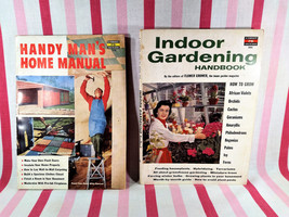 COOL 1950&#39;s Fawcett How To 2pc Indoor Gardening + Handy Man&#39;s Home Manua... - £12.64 GBP