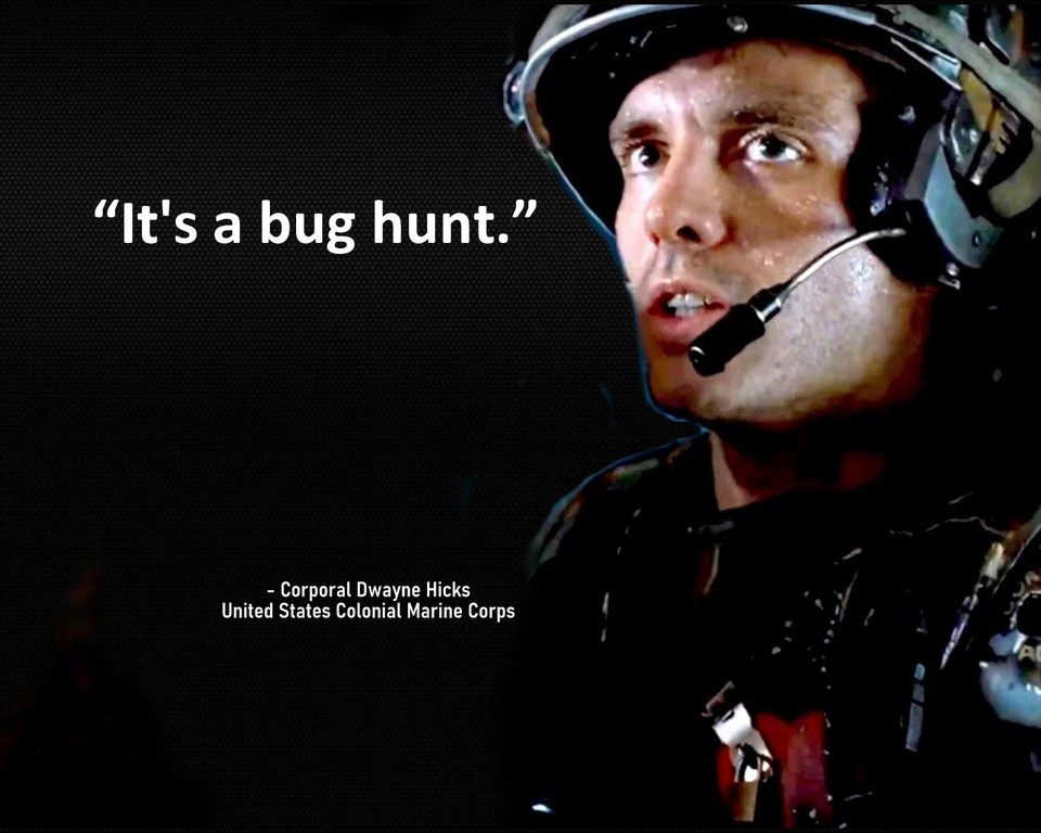 ALIENS CORPORAL HICKS MOVIE QUOTE ITS A BUG HUNT PHOTO 8X10 - $9.36