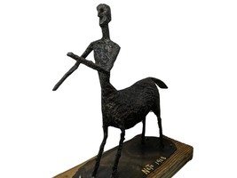 1968  Sheet Metal Sculpture of Centaur Signed Neto - $643.50