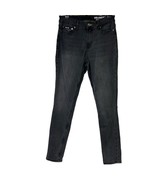 DKNY Jeans Black Denim Delancey High Rise Skinny Logo W27 Y2k 90s 5-Pockets - £26.24 GBP