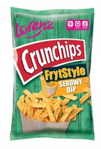 Lorenz Crunchips Fries Cheese Dip Potato Chips -Snack Bag 110g-FREE Shipping - £6.65 GBP