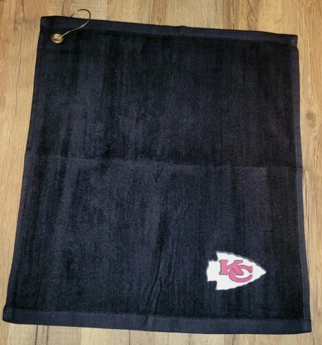 Kansas City Chiefs Golf Sport Towel Black 16x18 - $16.00