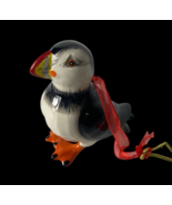 Puffin Bird Christmas Ornament Cape Shore NEW Glass Painted Beautiful Na... - $1,319.12 MXN