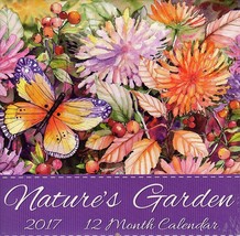 Nature&#39;s Garden - 2017 Wall Calendar - £7.90 GBP