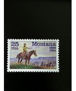 1988 25c Montana Statehood, 100th Anniversary Scott 2401 Mint F/VF NH - $0.99