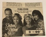 Sister Sister Tv Guide Print Ad Tia Tamara Mowry Jackee Harris TPA18 - $5.93