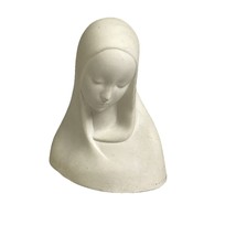 Ceramic Head/Bust of Maria-Mary-Madonna-Mother of Christ Jesus - Holland - $9.90