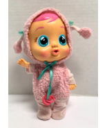 IMC Toys Pink Poodle Doll Cry Babies Real Tears 12 in T Sheep Lamb Pacifier - $19.79