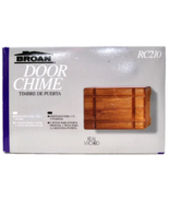 BROAN RC210 DOOR CHIME 1 OR 2 DOORS REAL FINISHED WOOD - SEALED - £28.32 GBP