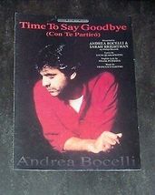 Time To Say Goodbye (Con Te Partiro), sheet music - $7.00