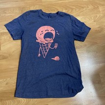 Ice Scream Blue Mens Size Medium T-shirt Factory 43 - $14.85
