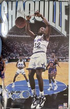 Shaquille O&#39;Neal Signed Autographed Wall Poster Orlando Magic - COA Holograms - £103.77 GBP