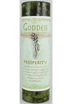 Prosperity Pillar Candle With Goddess Necklace - £27.68 GBP