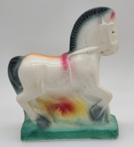 Vintage Carnival Chalkware Horse Figurine Hand Painted Statue - £13.95 GBP