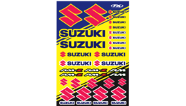 FX Factory Effex 19&quot; X 13&quot; Sticker Decal Sheet Suzuki RM RMZ RM-Z 4&quot; &quot;S&quot;... - $21.95