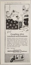 1921 Print Ad Smith Bros Cough Drops Burglar &amp; Man With Guns Poughkeepsie,NY - £13.45 GBP
