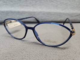 Vintage Silhouette Eyeglass Austrian Eyeglasses Frames Clear Blue $219 (T8) - $84.15