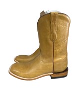 Capitan Jackson Square Toe Leather Western Boots Mens Size 12 New *flaw* - $99.00