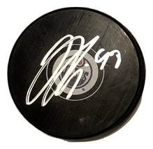 Jesse Puljujarvi Signed Autographed Hockey Puck Edmonton Oilers w/COA &amp; Cube - £23.59 GBP