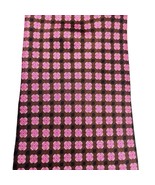Ermenegildo Zegna Tie Men&#39;s Brown Red 100% Silk Necktie Floral Squares - $771.72 MXN